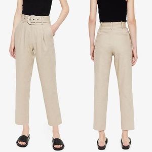 Anine Bing Elyse Trouser in Oat